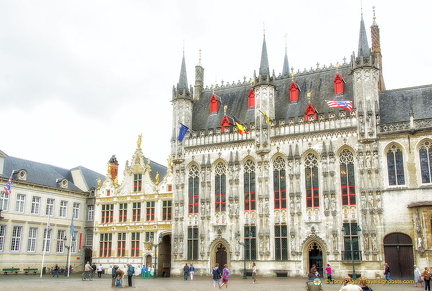 View of buildings on Burg Square